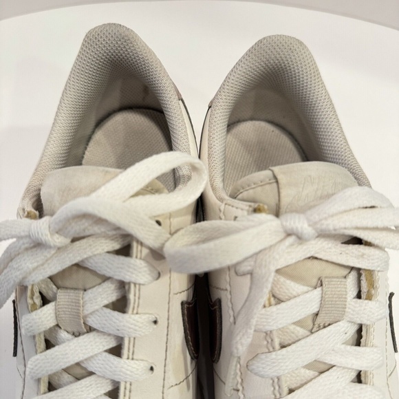 Nike Cortez Basic Leather Cream Metallic Bronze Swoosh Youth Classic L.A. Shoes - Picture 10 of 13